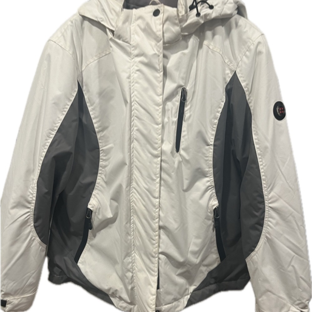 Swiss Alps Women's Snow/Ski Jacket in Bright Hydro White and Gray Women’s Large - Picture 6 of 6
